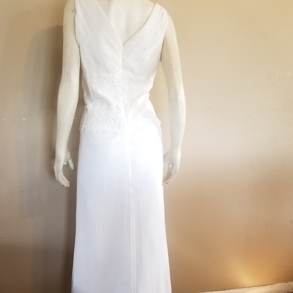 David's bridals maxi wedding dress - Picture 2 of 8